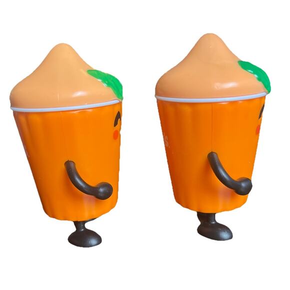 2025 Wendy's Frosty Frights Orange Ice Patch Lot Of 2 Figures Only, Kidcore Fun - Picture 3 of 7